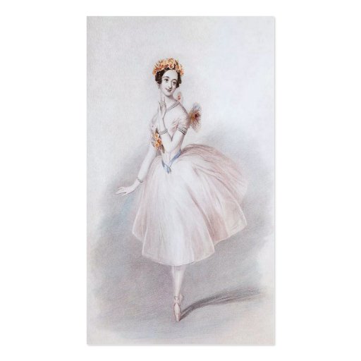 Ballet Business Card (front side)