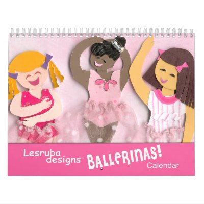 Ballet Calendar for Girls by lesrubadesigns