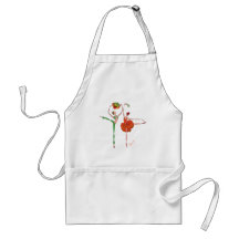 Ballet Christmas Gift , Mistletoe, Kitri and Ali Apron