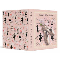 Ballet (customizable) vinyl binder