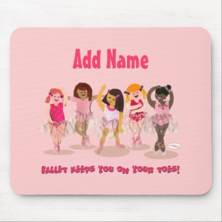 Ballerina mousepad