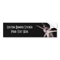 Ballet - Dance Partners 2 - Red Bumper Sticker