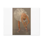 Ballet dancer 1 postcard