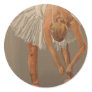 Ballet dancer 1 round sticker