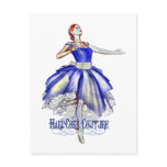 Ballet Dancer 2 Purple  - Hardcore Couture Postcard