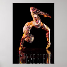 Ballet Dancer-4557XLG-db Poster