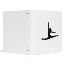 Ballet Dancer Ballerina 3 Ring Binder