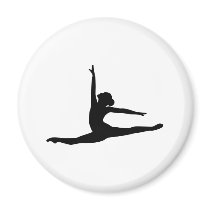 Ballet Dancer Ballerina Magnets