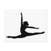 Ballet Dancer Ballerina Postcard