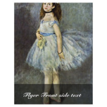 Ballet Dancer By Pierre-Auguste Renoir Personalized Flyer