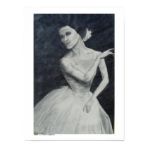 Ballet Dancer Drawing Poster posters