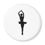 Ballet Dancer Fridge Magnet