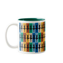 Ballet Dancer Mug (green)