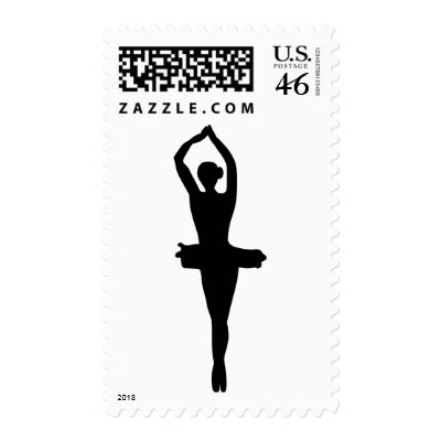 Ballet Dancer Postage by Thinkdifferent