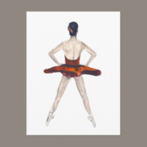 Ballet Dancer postcards