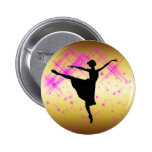 BALLET DANCER SILHOUETTE PINS