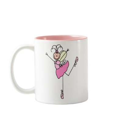 Ballet Dancer Stick Figure Mug by stick_figures