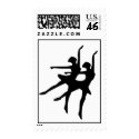 Ballet  Dancers Dance Recital Postage Stamp
