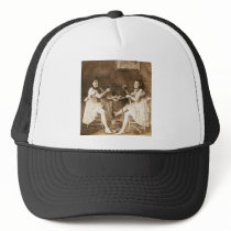 Ballet Dancers Drinking Beer - Vintage Stereoview Trucker Hats