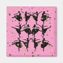 BALLET DANCERS REFRIGERATOR MAGNET
