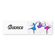 Ballet Day Ballerinas Bumper Sticker