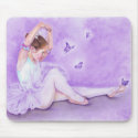 Ballet de Papillon Mousepad by katerinaart Ballet de Papillon Mousepad