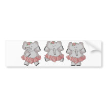 Ballet Elephant bumper stickers