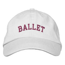 BALLET embroidered hats by liz5384 BALLET embroidered hats