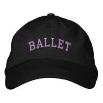 BALLET embroidered hats by liz5384 BALLET embroidered hats