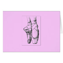 Ballet -- En Pointe Tarjeta