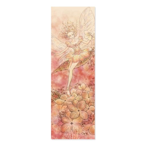 Ballet Fairy Bookmark (customizable) Business Card Templates (front side)