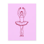 Ballet Fifth Position Postcard