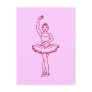 Ballet Fourth Position Post Cards