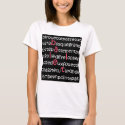 ballet french black t-shirts