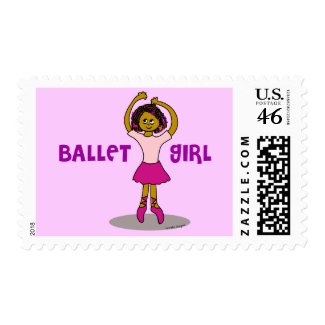 Ballet Girl Gifts stamp
