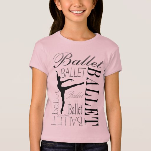 Ballet Girls Babydoll T Arabesque TShirt Zazzle