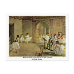 Ballet Hall Of The Opera In The Rue Peletier Postcard