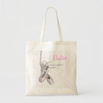 Ballet & Lace Budget Canvas Tote bags