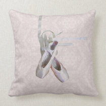 'Ballet & Lace' Throw Pillow pillows