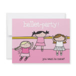 Ballet Party - Invitation invitations