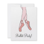 Ballet Party Invitations