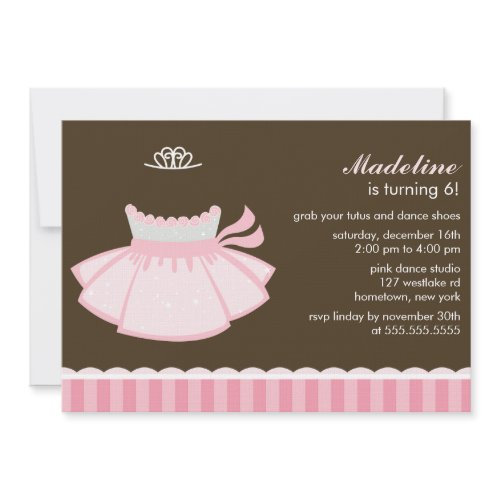 Ballet Party Invitations invitation
