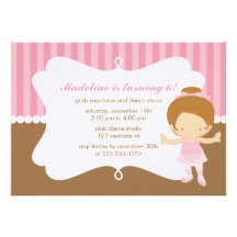 Ballet Party Invitations