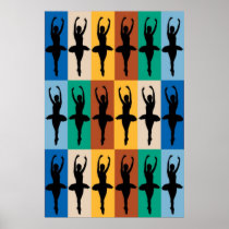 Ballet Pattern Print