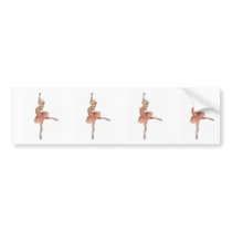 Ballet Performance - Attitude Pose Bumper Stickers