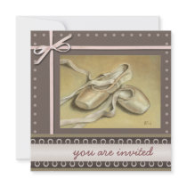 Ballet performance invitation invitations