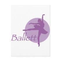 ballet post card