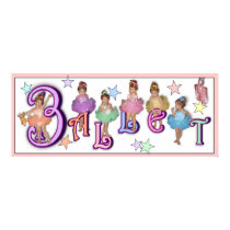 Ballet - Print  (White Background)