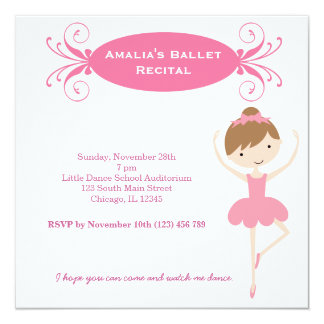 Dance Recital Invitations, 300+ Dance Recital Announcements &amp; Invites