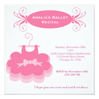 Dance Recital Invitations, 300+ Dance Recital Announcements &amp; Invites